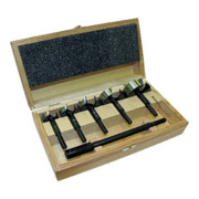 Forstnerbohrersatz BLACK SHARK PRO 6-tlg.D.35,40,50,60,68 mm+Verl.FISCH-TOOLS