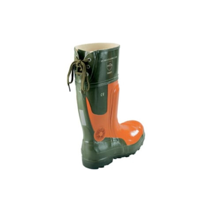Forststiefel EN20345 Gr. 47 S2 Ulme Schnittschutz-Klasse II Naturkautschuk oliv
