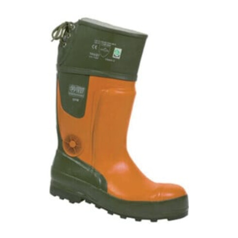 Bottes forestières Forest Jack, EN20345 S2 Olive de classe II de protection contre les coupures d'orme