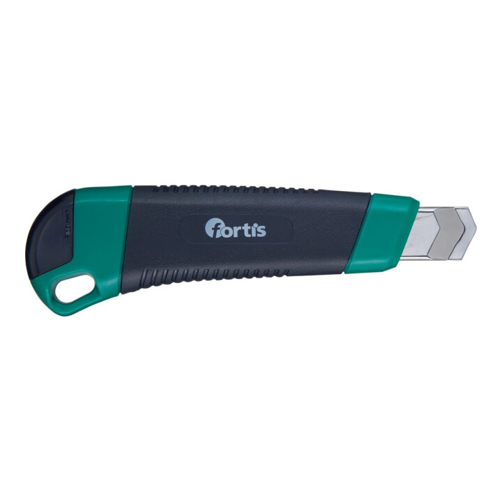 FORTIS Afbreekmes 18mm met wiel en 3 mesjes