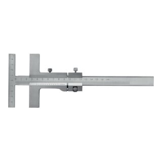 FORTIS Anreiß-Messschieber 250mm mit Feineinstellung Edelstahl
