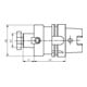 FORTIS Aufsteckfräserdorn DIN69893A HSK-A63 32x60mm