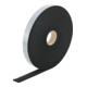 FORTIS Bande en caoutchouc cellulaire EPDM 15x8mm 10m autocollante unilatérale noire