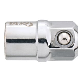 FORTIS Bit-Adapter 10mm 1/4" Chrom-Vanadium-Stahl