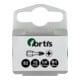 FORTIS Bit Torsion 1/4" DIN3126 C6,3 PZ1x25mm 10er Pack