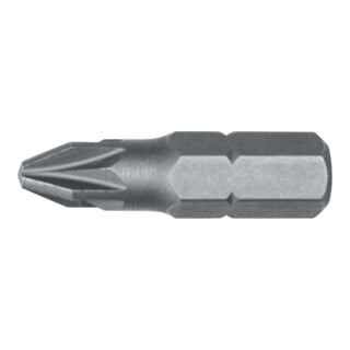 FORTIS Bit zähhart 1/4" DIN3126 C6,3 PZ1x25mm 10er Pack