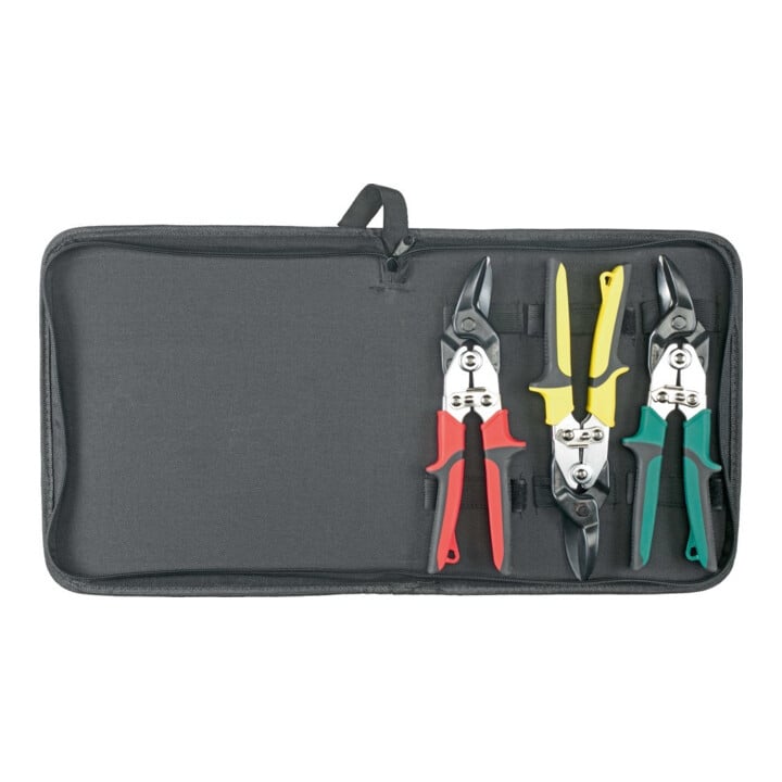 FORTIS Blechscheren-Set 3 tlg. chrom-molybdän Stahl
