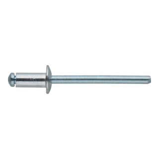 FORTIS Blindniet 4 x 10mm Flachrundkopf 100 Stück Standard