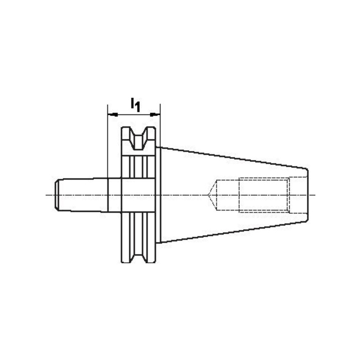 FORTIS Bohrfutteraufnahme DIN69871A SK40-B16