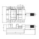 FORTIS Bohrmaschinenschraubstock 100mm