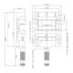 FORTIS Bohrmaschinenschraubstock 120mm