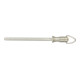 FORTIS Couteau de travail 175 mm bois dans étui en cuir