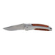 FORTIS Couteau pliant 205 mm manche bois dans étui en nylon