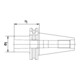 FORTIS Douille d’adaptation DIN ISO 7388-1 Forme A SK50/MK3