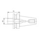FORTIS Einsatzhülse DIN ISO 7388-2 A Form C BT40 MK3