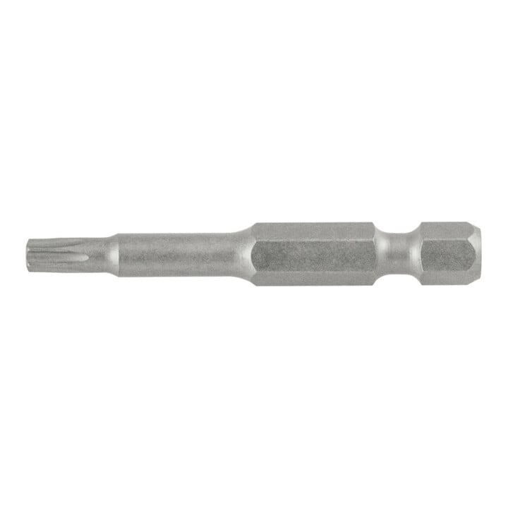 FORTIS Embouts 1/4" DIN3126 E6,3 T15x50mm durcis pack de 10