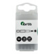 FORTIS Embouts 1/4" DIN3126 E6,3 T20x50mm durcis paquet de 10