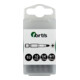 FORTIS Embouts en acier trempé 1/4" DIN3126 E6,3 PZ1x50mm, pack de 10