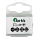 FORTIS Embouts torsion 1/4" DIN3126 C6,3 PH1x25mm, pack de 10