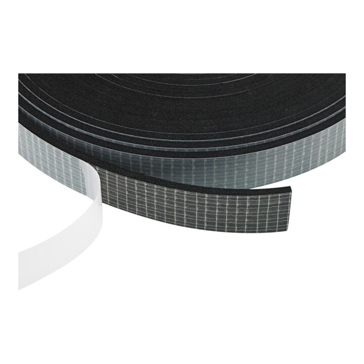 FORTIS EPDM-celschuimstrook 50 x 2 mm 10 m zelfklevend zwart