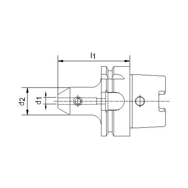 FORTIS Flächenspannfutter DIN69893A HSK-A63 16x120mm