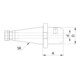 Fortis Flakspannfutter DIN2080 D25x80 SK50