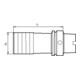 FORTIS Gewindeschnellwechsel-Futter HSK-A63 M3-12