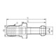 FORTIS Goujon de serrage JISB6339 BT40 45G