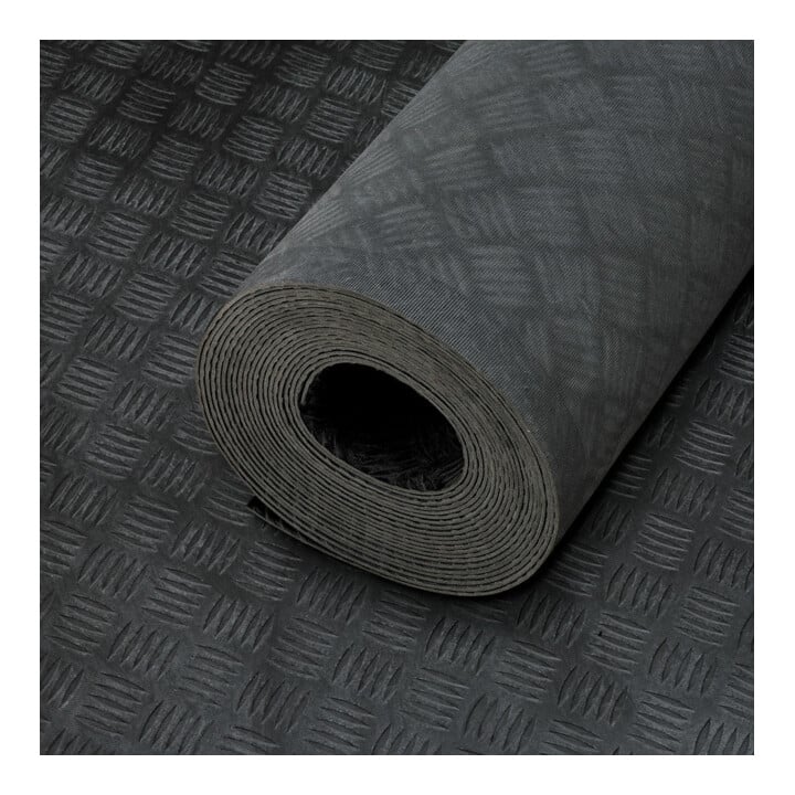 FORTIS Hammerschlagmatte PRO NR/SBR schwarz 3mm 1400mm 10m