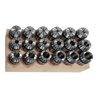 FORTIS Jeu de pinces ER20 DIN6499B 2-13 mm, 12 pièces