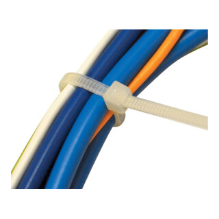 FORTIS Kabelbinder Nylon 140 x 3,6mm natur 100 Stück