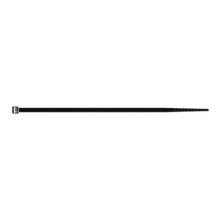 FORTIS Kabelbinder Nylon 200 x 4,8mm schwarz 100 Stück