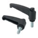 FORTIS Klemmhebel M12x30 Thermoplast Gr. 95 schwarz