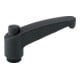 FORTIS Levier de serrage M12 Gr. 95 thermoplastique noir