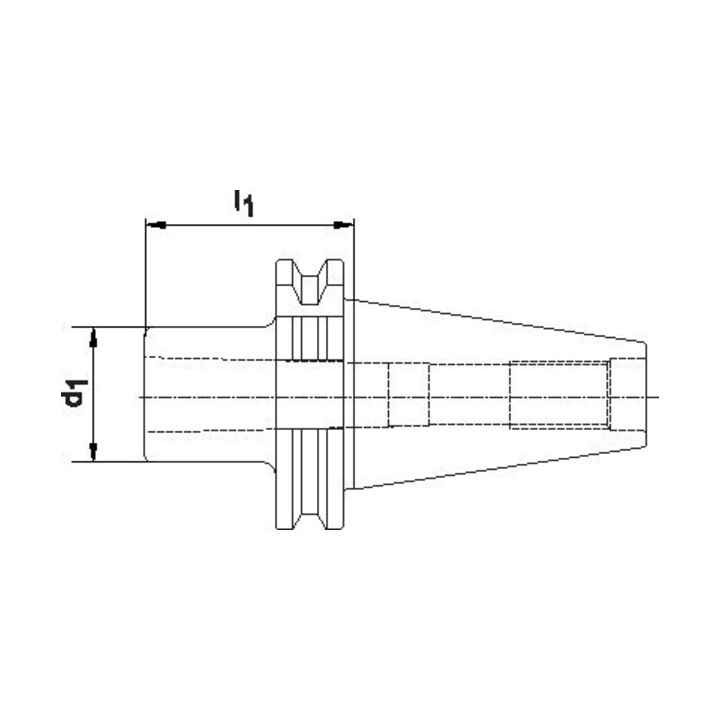 FORTIS Manchon d’adaptation DIN ISO 7388-1 AD Form B SK40/MK2