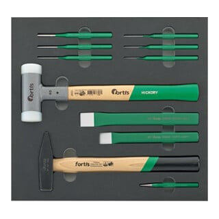 FORTIS Module d’outils Marteau et burin 376 x 395 x 30 mm