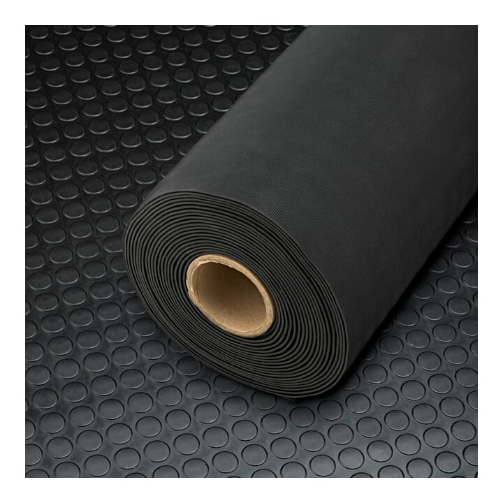 FORTIS Noppenmatte PRO NR/SBR schwarz 3mm 1200mm 10m