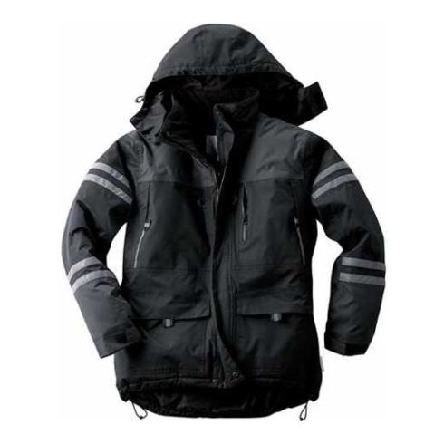 Parka Kingston schwarz/grau