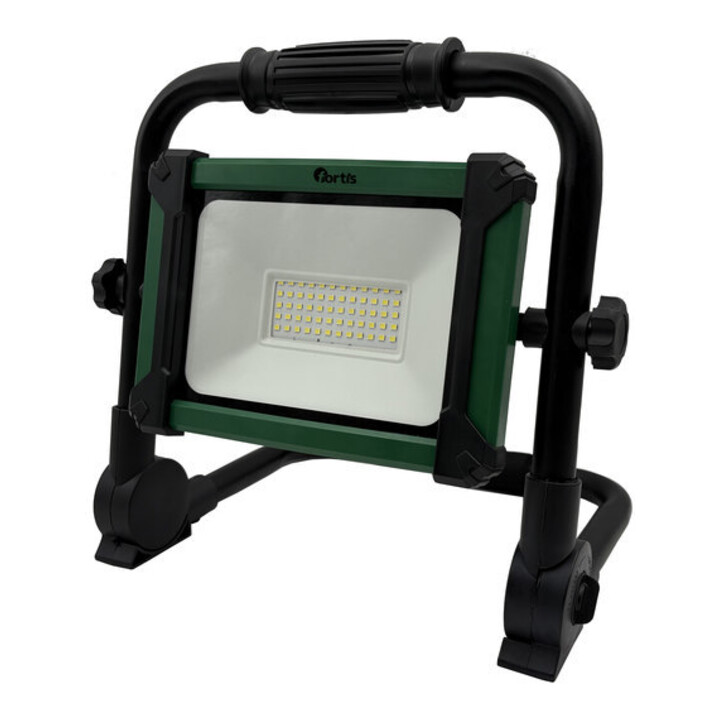FORTIS Projecteur de chantier 30 Watt 3000 lumens pliable