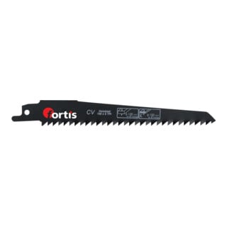 FORTIS Säbelsägeblatt CV 150/130mm Zahnteilung 4,2mm 19x1,2mm Holz 5x