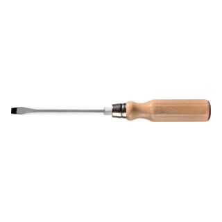 FORTIS Schraubendreher Holzheft Schlitz 3,5 x 0,6 x 75mm