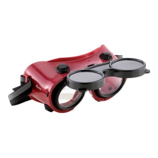 FORTIS Schweißerschutzbrille Neptun DIN 5 rot-schwarz