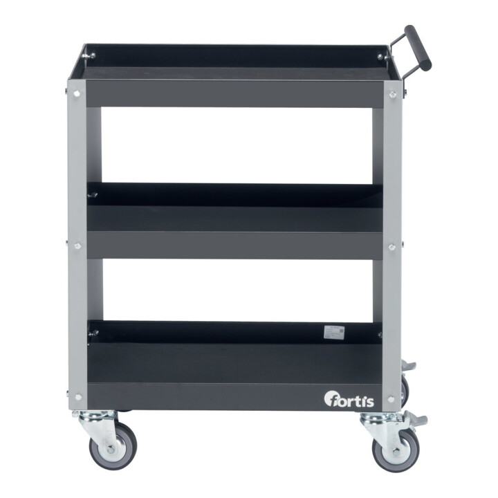 FORTIS Servicewagen 685 x 470 x 820mm staalplaat, gepoedercoat