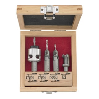 FORTIS Set de 5 forets pour lames de terrasse 3,4,5 mm accessoires