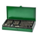 FORTIS Set de 75 embouts en acier S2, boîte métal