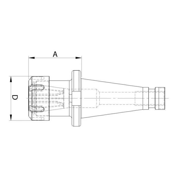 FORTIS Spantanghouder DIN2080 SK50-ER32x63