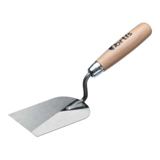 FORTIS Spatule à plâtre 80 mm lame en acier manche en bois de hêtre