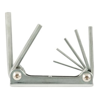 FORTIS Support pliant manuel métal 7 pièces 1,5-6 mm
