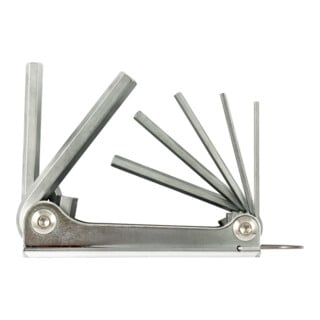 FORTIS Support pliant manuel métal 7 pièces 2,5-10 mm