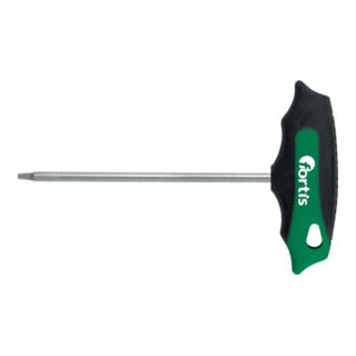 FORTIS T-Griff-Schraubendreher T30x150mm matt verchromt S2-Stahl